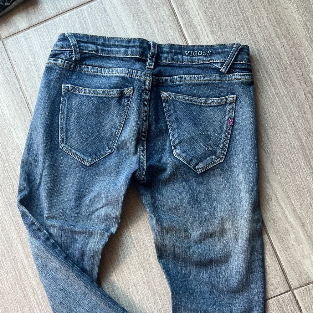 Vigoss Dark Blue Skinny Jeans - Picture 8 of 9